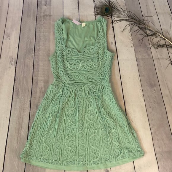 Francesca's Collections Lace Dress, Size M - Picture 2 of 10